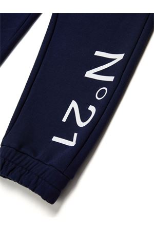 blue cotton trousers N°21 KIDS | N21615N01540N821